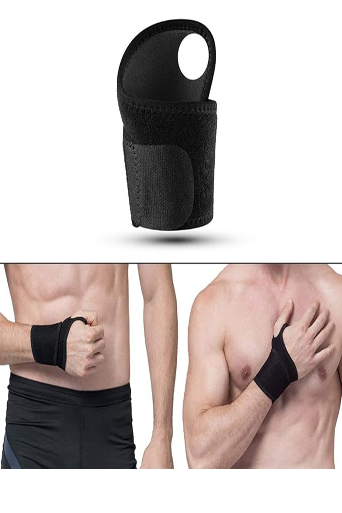 UYDEE Konforlu Ayarlanabilir El Bilek Ateli: Ağrı Azaltıcı Spor Fitness Bandajı