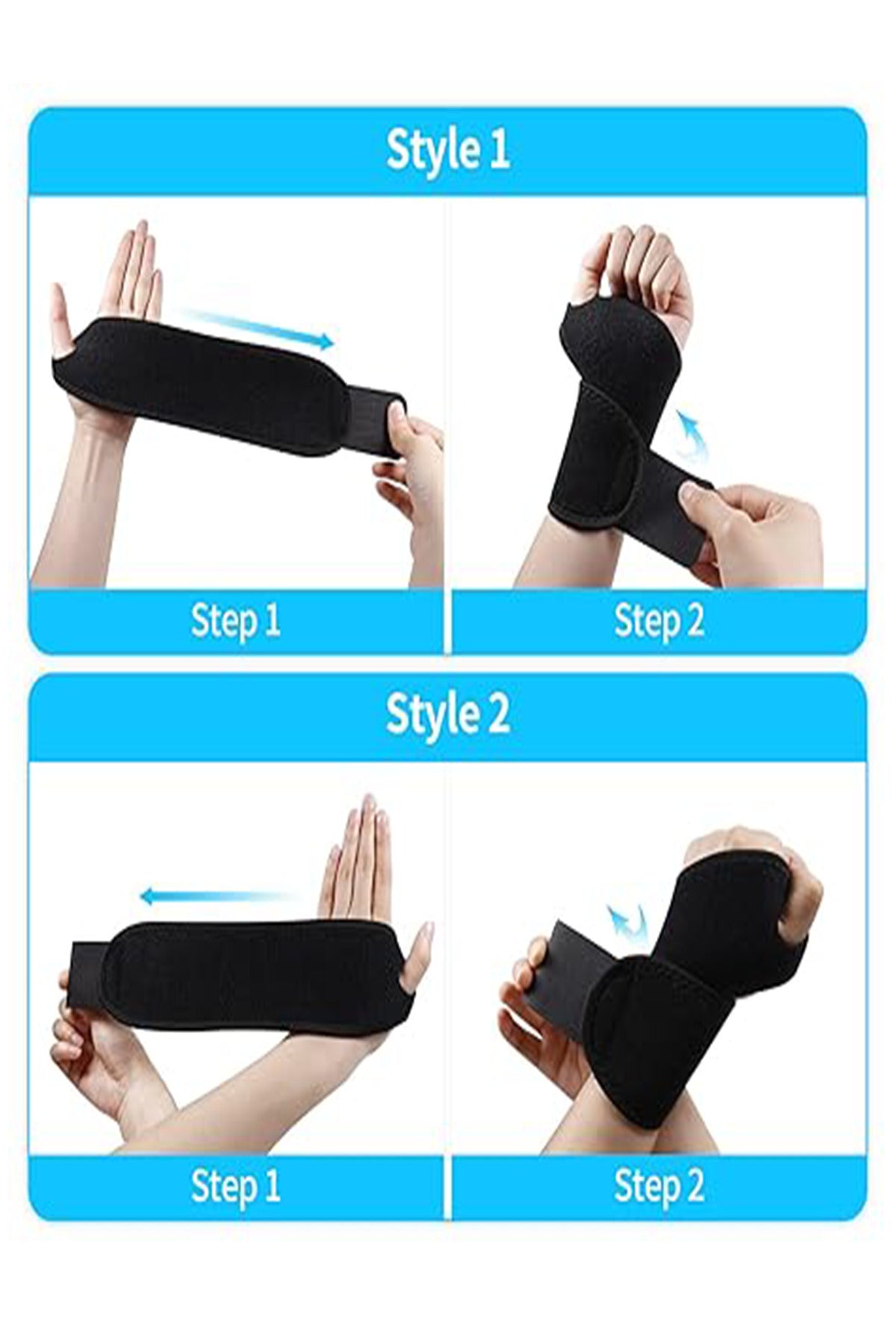 UYDEE Konforlu Ayarlanabilir El Bilek Ateli: Ağrı Azaltıcı Spor Fitness Bandajı